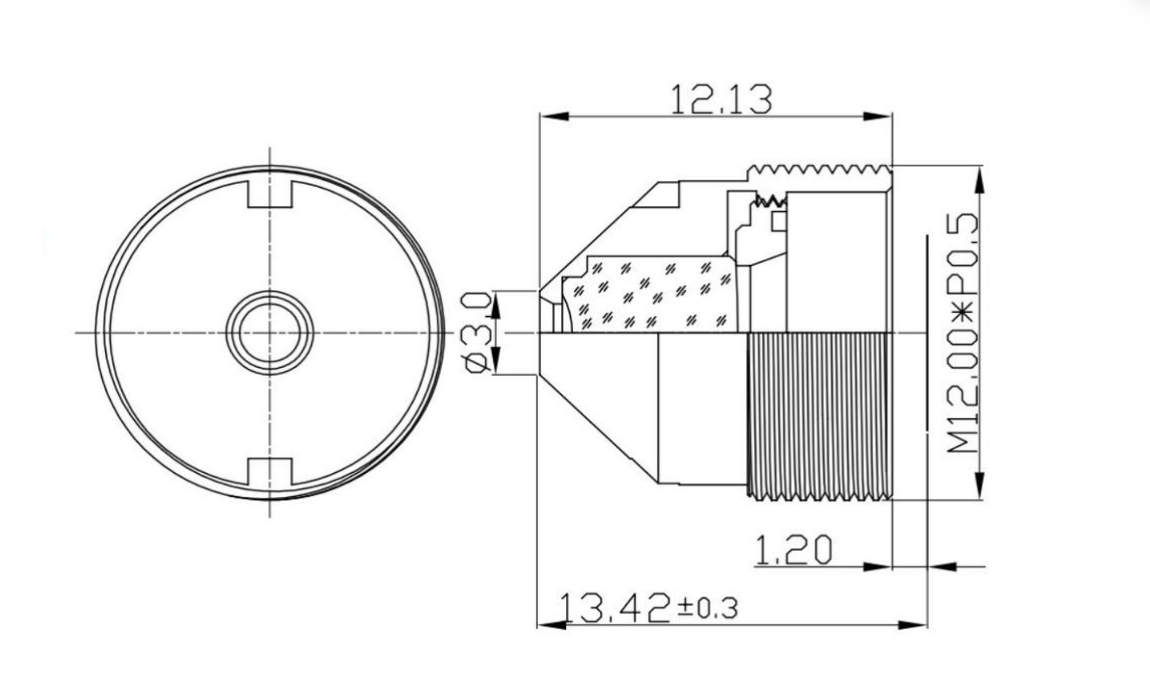 6.2mm Cone Lens